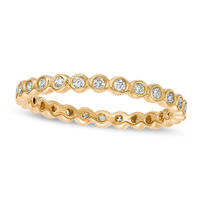 0.33 CT. T.W. Natural Diamond Eternity Band in Solid 14K Gold
