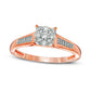 0.20 CT. T.W. Composite Natural Diamond Promise Ring in Solid 10K Rose Gold