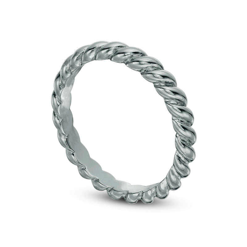 0.10 CT. T.W. Natural Diamond Antique Vintage-Style Three Piece Stackable Band Set in Sterling Silver