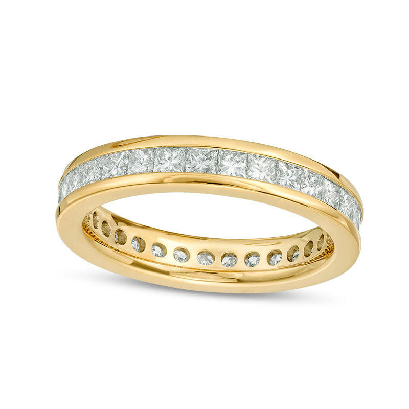 2.0 CT. T.W. Princess-Cut Natural Diamond Eternity Band in Solid 14K Gold (H/SI2)