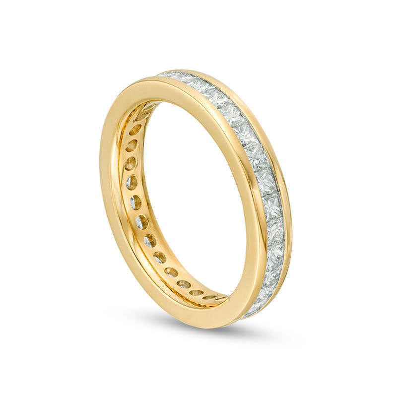 2.0 CT. T.W. Princess-Cut Natural Diamond Eternity Band in Solid 14K Gold (H/SI2)