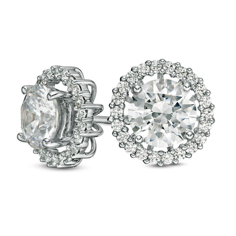 0.63 CT. T.W. Diamond Frame Earring Jackets in 14K White Gold