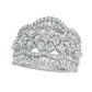1.88 CT. T.W. Composite Natural Diamond Intertwined Ring in Solid 10K White Gold
