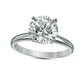 3.0 CT. Certified Lab-Created Diamond Solitaire Engagement Ring in Solid 14K White Gold (F/VS2)