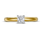 0.33 CT. T.W. Natural Clarity Enhanced Diamond Solitaire Engagement Ring in Solid 14K Gold (I/I2)