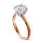 1.5 CT. Certified Natural Clarity Enhanced Diamond Solitaire Engagement Ring in Solid 14K Rose Gold (I/I2)