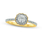 0.75 CT. T.W. Natural Diamond Frame Antique Vintage-Style Engagement Ring in Solid 14K Gold (I/I2)