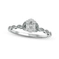 0.50 CT. T.W. Oval Natural Diamond Antique Vintage-Style Engagement Ring in Solid 10K White Gold (I/I2)
