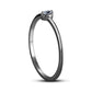 0.05 CT. Marquise Natural Clarity Enhanced Diamond Solitaire Promise Ring in Solid 10K White Gold