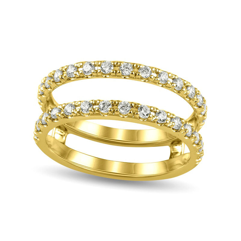 0.50 CT. T.W. Natural Diamond Guard in Solid 14K Gold