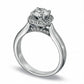 Previously Owned - 1.25 CT. T.W. Natural Diamond Frame Engagement Ring in Solid 14K White Gold