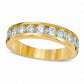 Previously Owned - 1.0 CT. T.W. Natural Diamond Channel Band in Solid 14K Gold