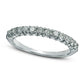 Previously Owned - Ladies' 0.50 CT. T.W. Certified Natural Diamond Wedding Band in Solid 14K White Gold (I/SI2)