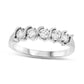 Previously Owned - 0.75 CT. T.W. Natural Diamond Five Stone Anniversary Band in Solid 14K White Gold