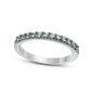 Previously Owned - 0.33 CT. T.W. Colorless Natural Diamond Wedding Band in Solid 18K White Gold
