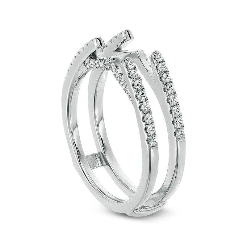 Previously Owned - 0.33 CT. T.W. Natural Clarity Enhanced Diamond Solitaire Enhancer in Solid 14K White Gold