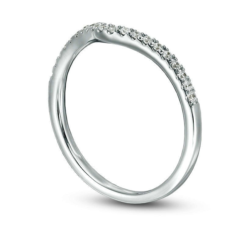 Previously Owned - 0.50 CT. T.W. Natural Diamond Anniversary Band in Solid 14K White Gold