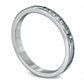 Previously Owned - 0.25 CT. T.W. Princess-Cut Natural Diamond Wedding Band in Solid 14K White Gold