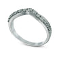 Previously Owned - 0.38 CT. T.W. Natural Diamond Twist Contour Anniversary Band in Solid 14K White Gold