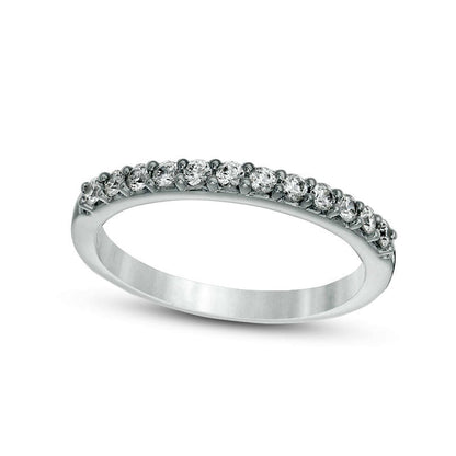 Previously Owned - 0.33 CT. T.W. Colorless Natural Diamond Band in Solid 18K White Gold