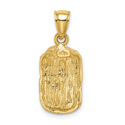 14k Yellow Gold Nugget Pendant