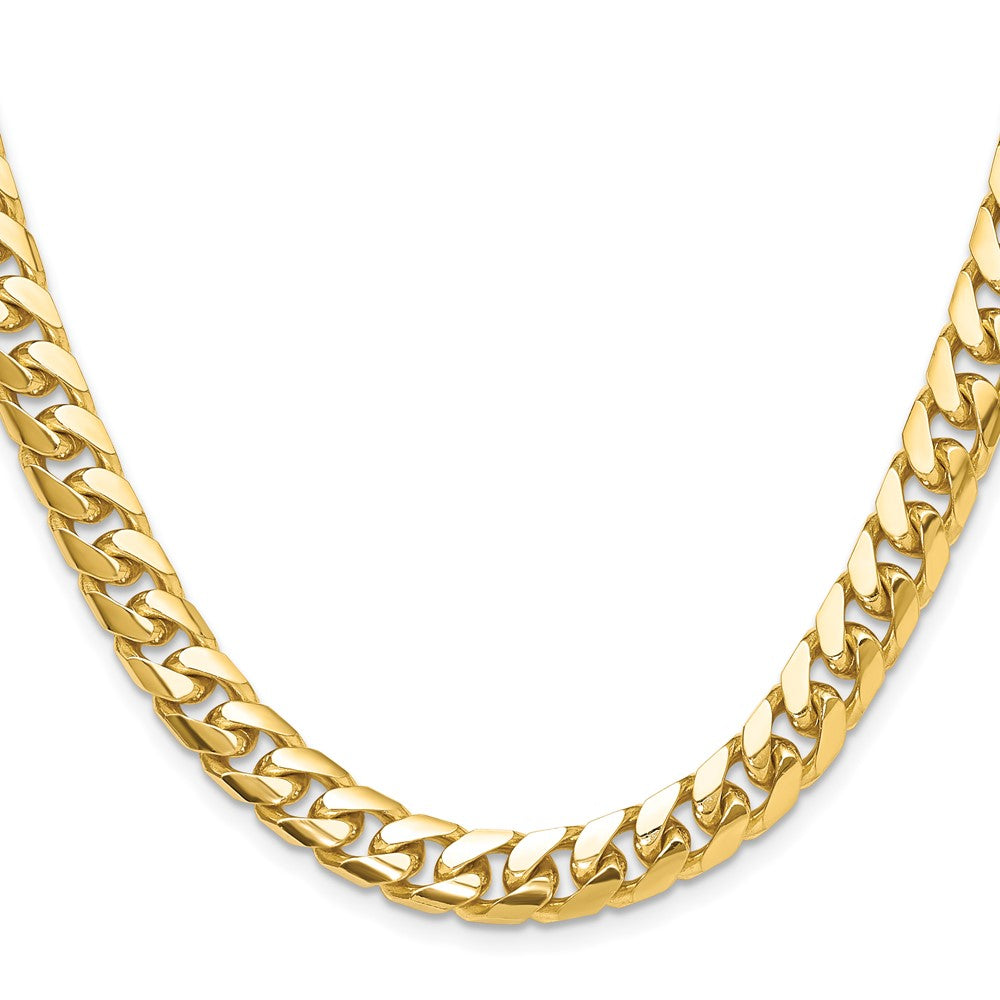 14k 8mm Solid Miami Cuban Chain nan