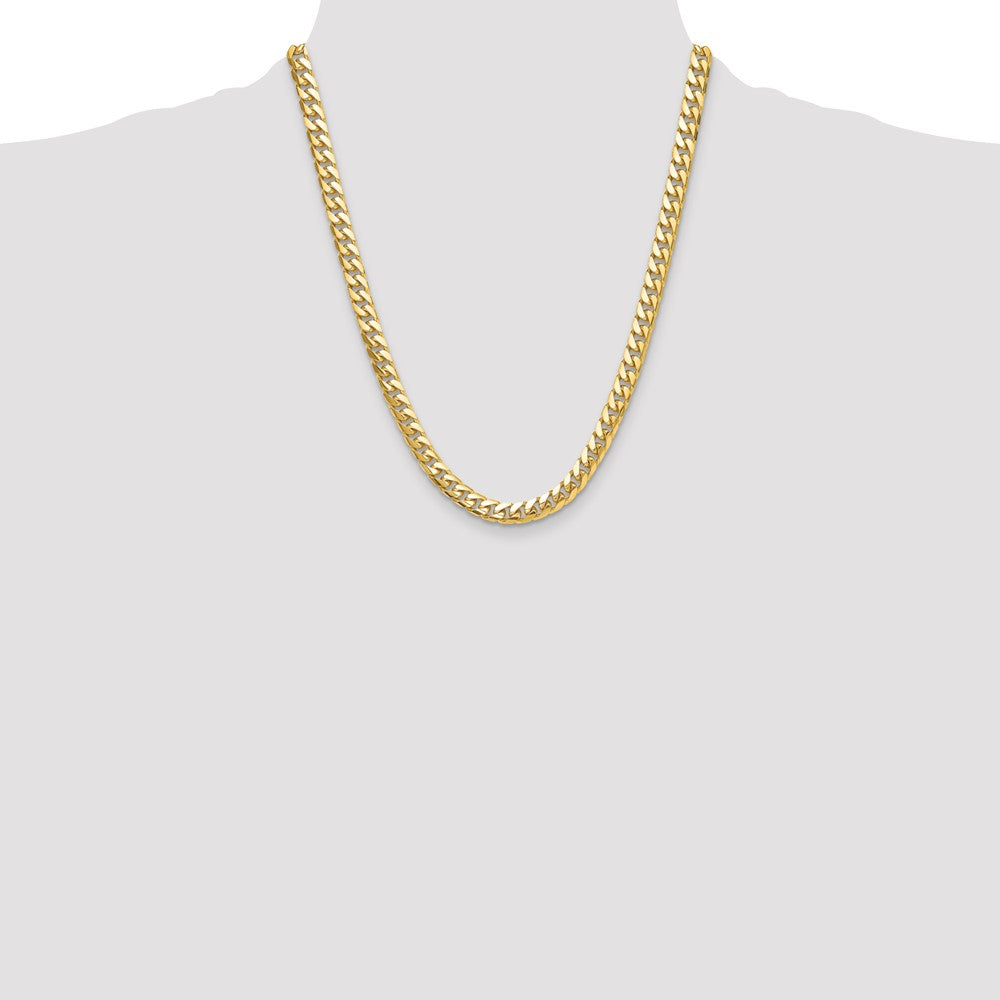 14k 8mm Solid Miami Cuban Chain nan