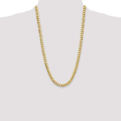 14k 8mm Solid Miami Cuban Chain nan