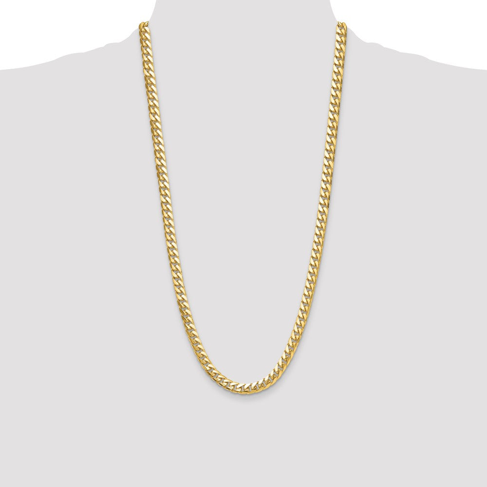 14k 8mm Solid Miami Cuban Chain nan