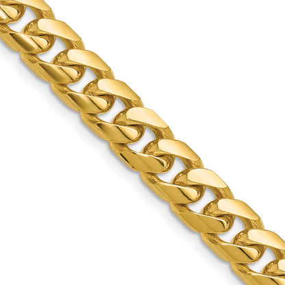 14k 8mm Solid Miami Cuban Chain nan