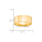 Solid 14K Yellow Gold 8mm Light Weight Flat Men's/Women's Wedding Band Ring Size 9