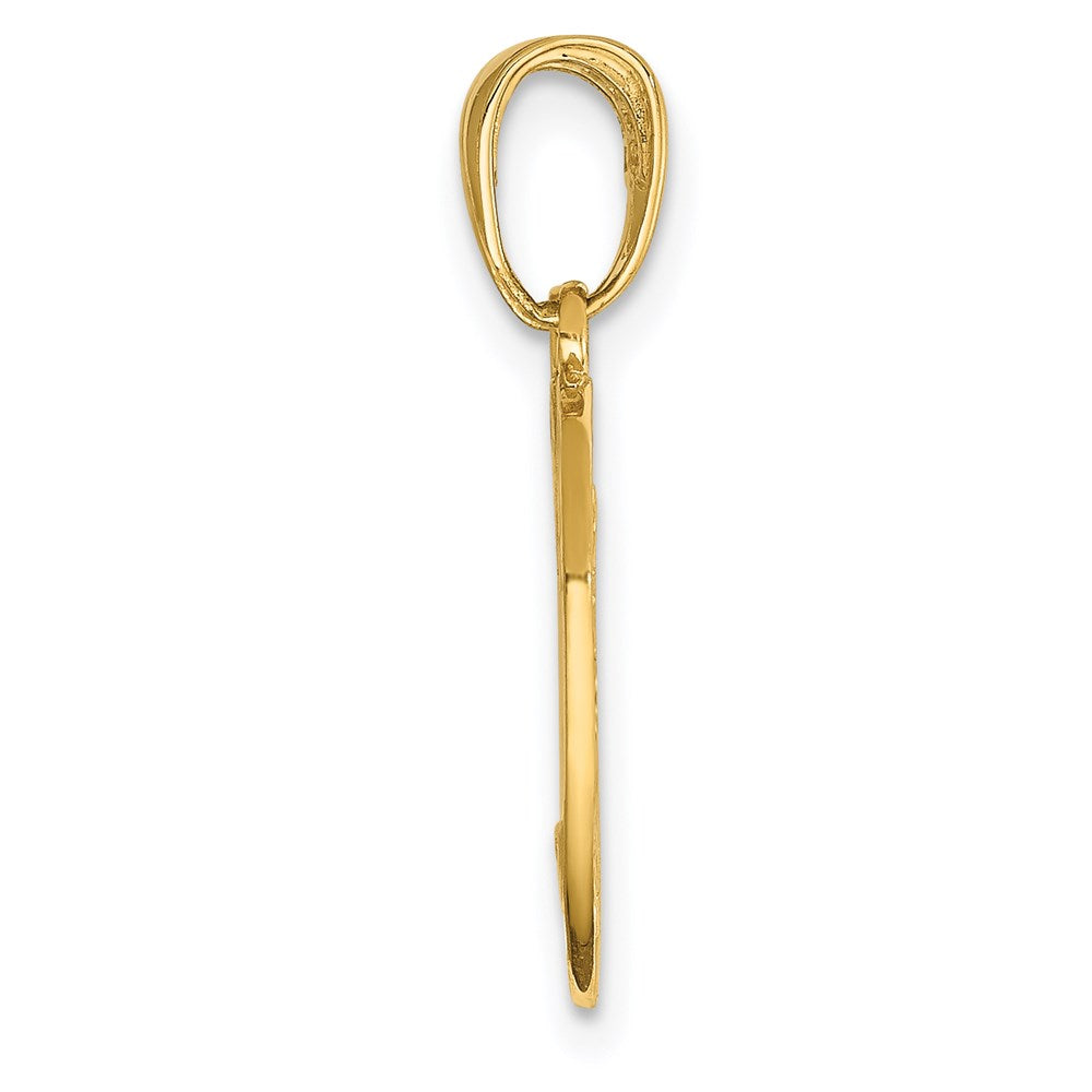 14k Yellow Gold BIG SISTER-LITTLE SISTER Break-apart Charm