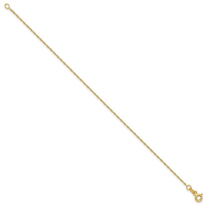 14K Yellow Gold 1.05mm Mariners Link Chain nan