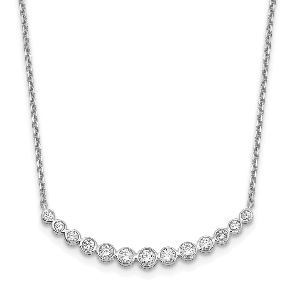 14k white goldtrue origin lab grown real diamond vs si d e f fashion pendant necklace pm1005 075 wld 18