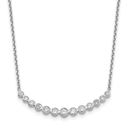 14k white goldtrue origin lab grown real diamond vs si d e f fashion pendant necklace pm1005 075 wld 18