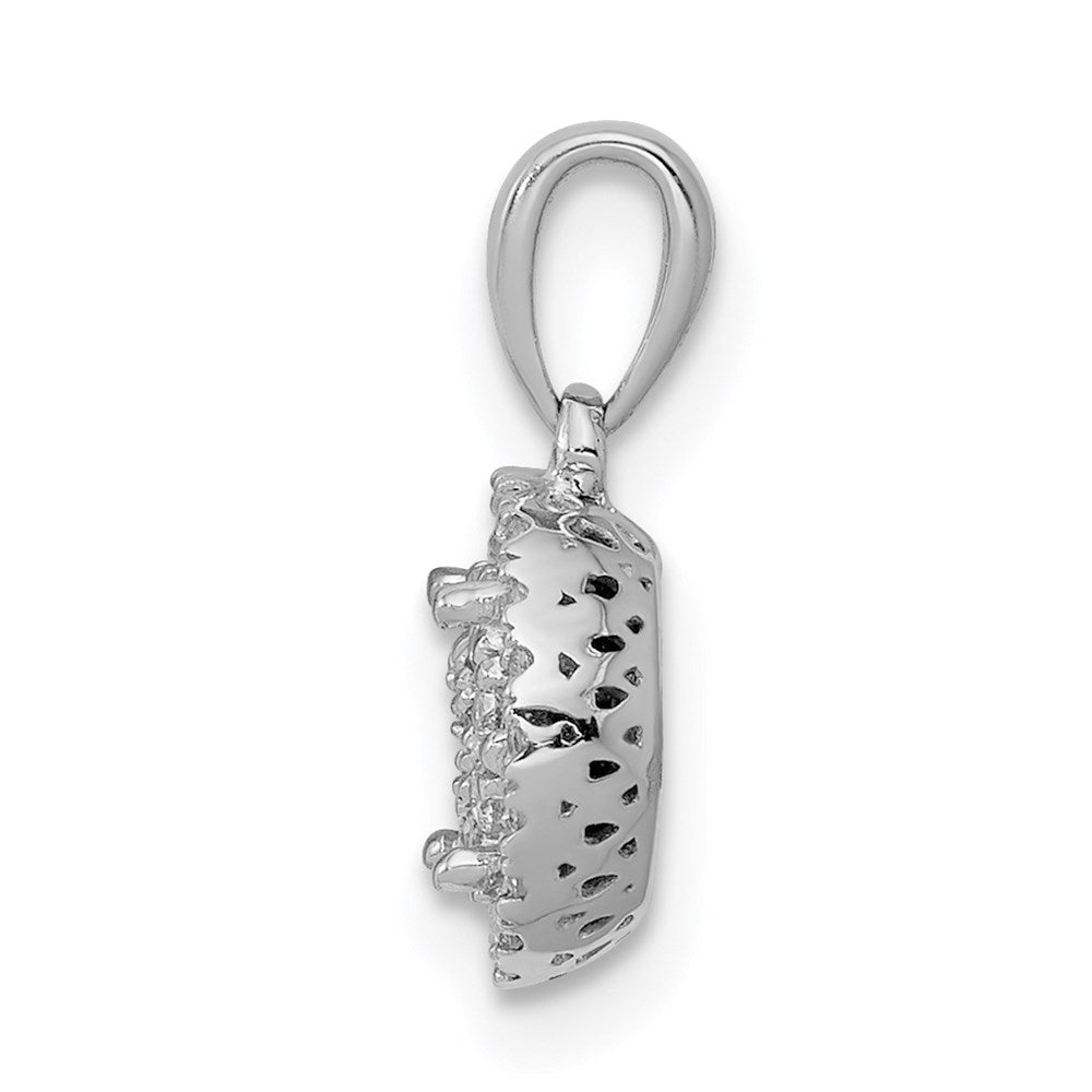 14k white gold 1 4ct real diamond round halo cluster pendant pm4745 025 wa