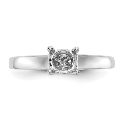1.00ct. CZ Solid Real 14k White Gold Solitaire Engagement Ring