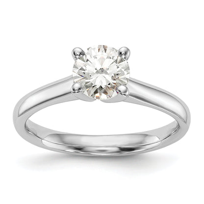 2.00ct. CZ Solid Real 14k White Gold Solitaire Engagement Ring