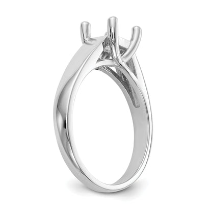 1.50ct. CZ Solid Real 14k White Gold Square Solitaire Engagement Ring