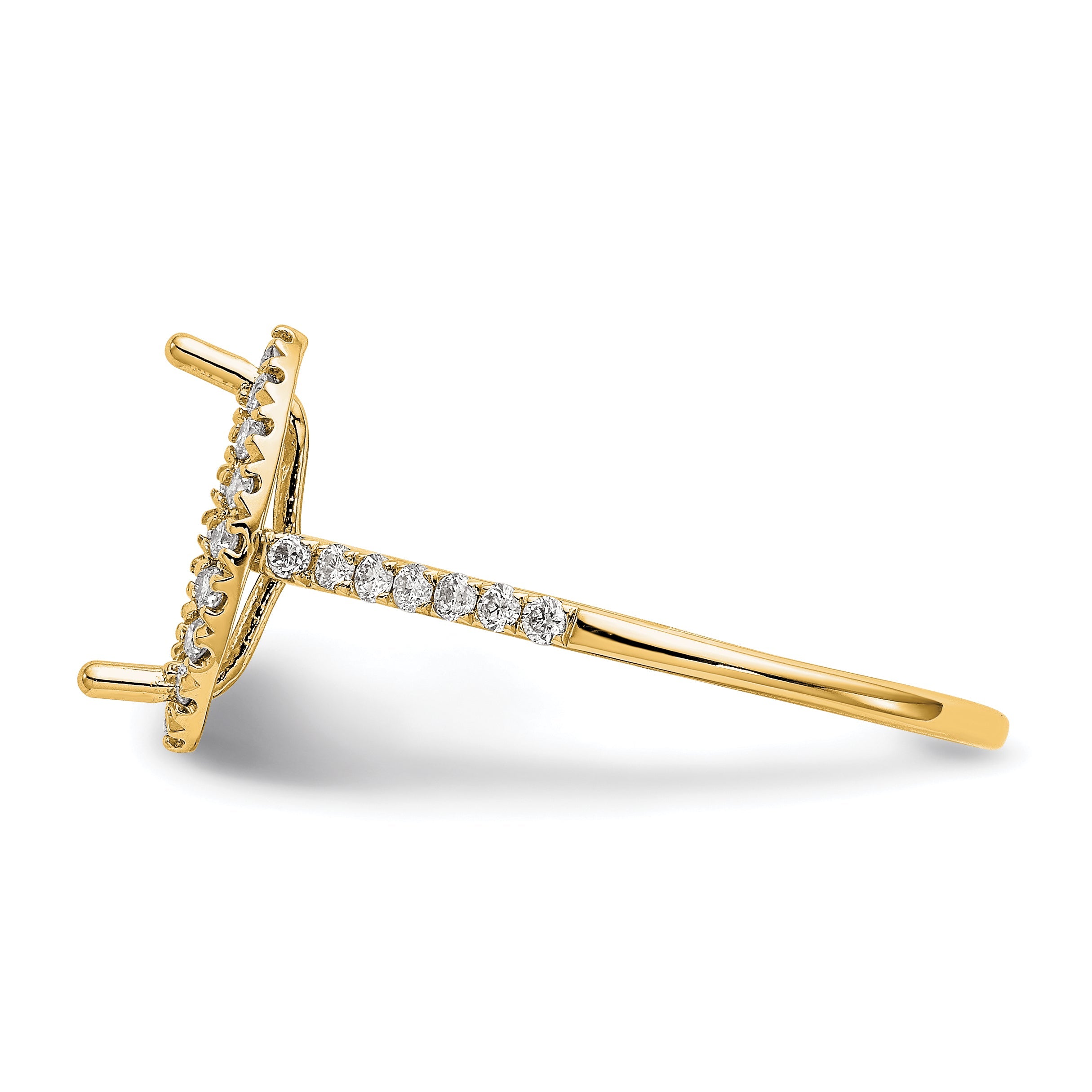 1.50ct. CZ Solid Real 14ktt Marquise Halo Engagement Ring