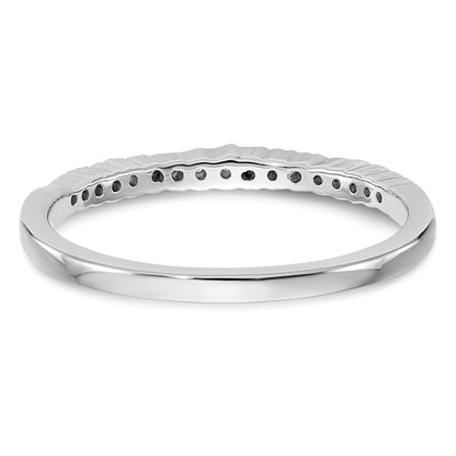 0.10ct. CZ Solid Real 14K White Gold Complete Cluster Engagement Ring