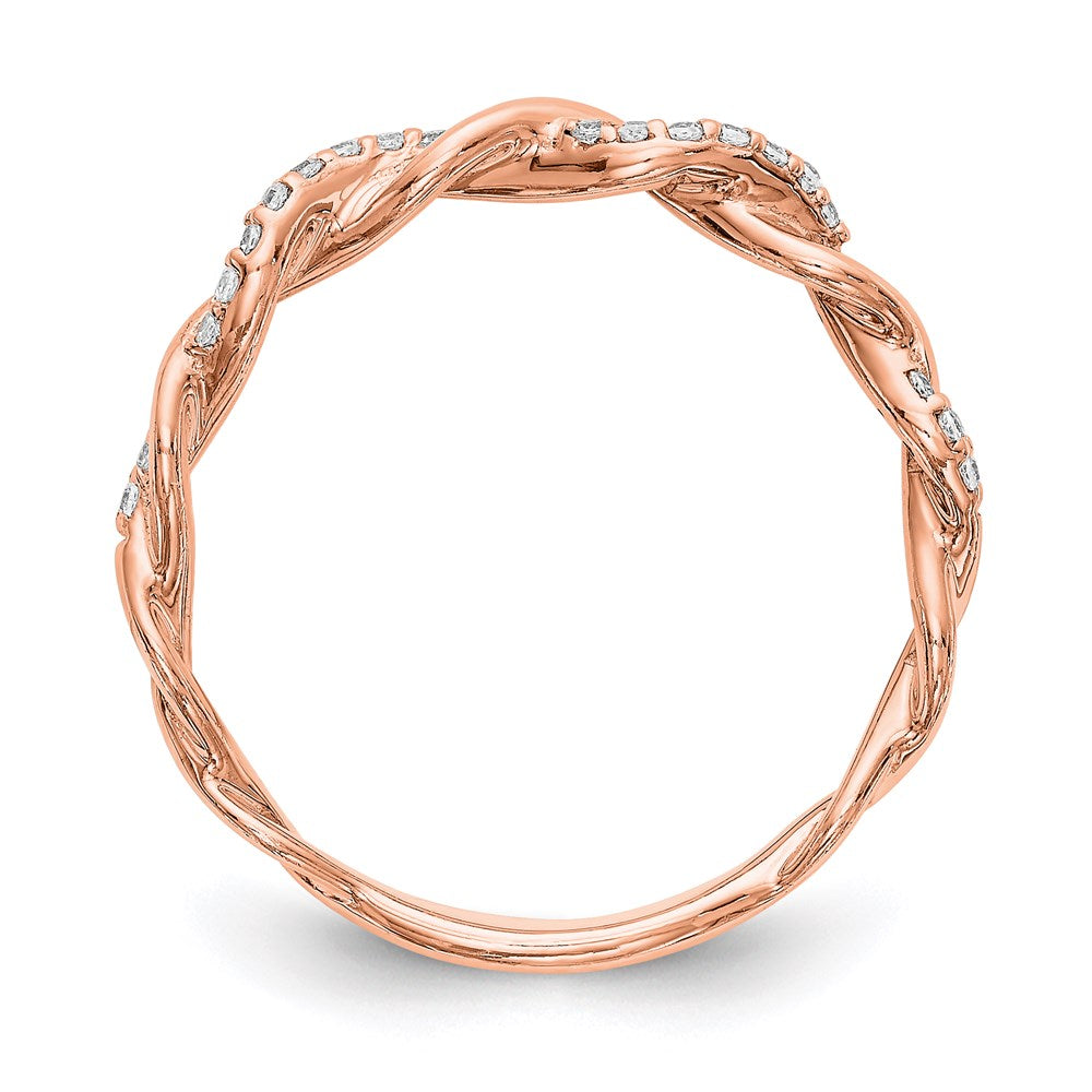 14k rose gold real diamond wedding band rm2576b 012 raa