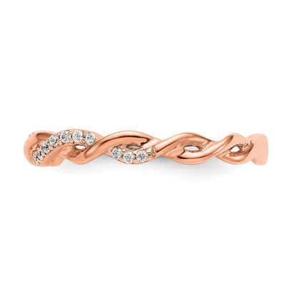 14k rose gold real diamond wedding band rm2576b 012 raa