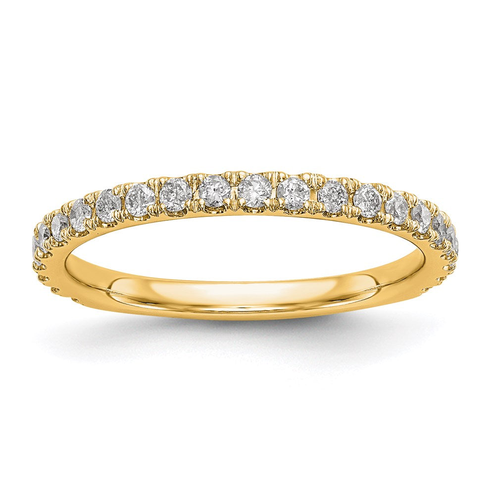 14k yellow gold real diamond wedding band rm2606b 040 yaa