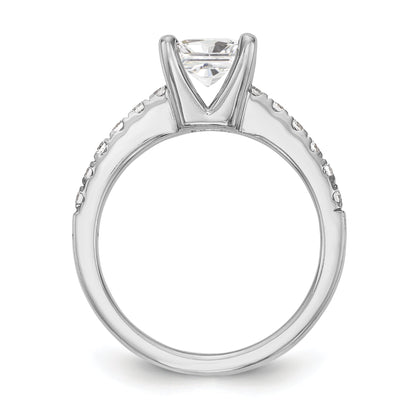 0.25ct. CZ Solid Real 14K White Gold Engagement Ring