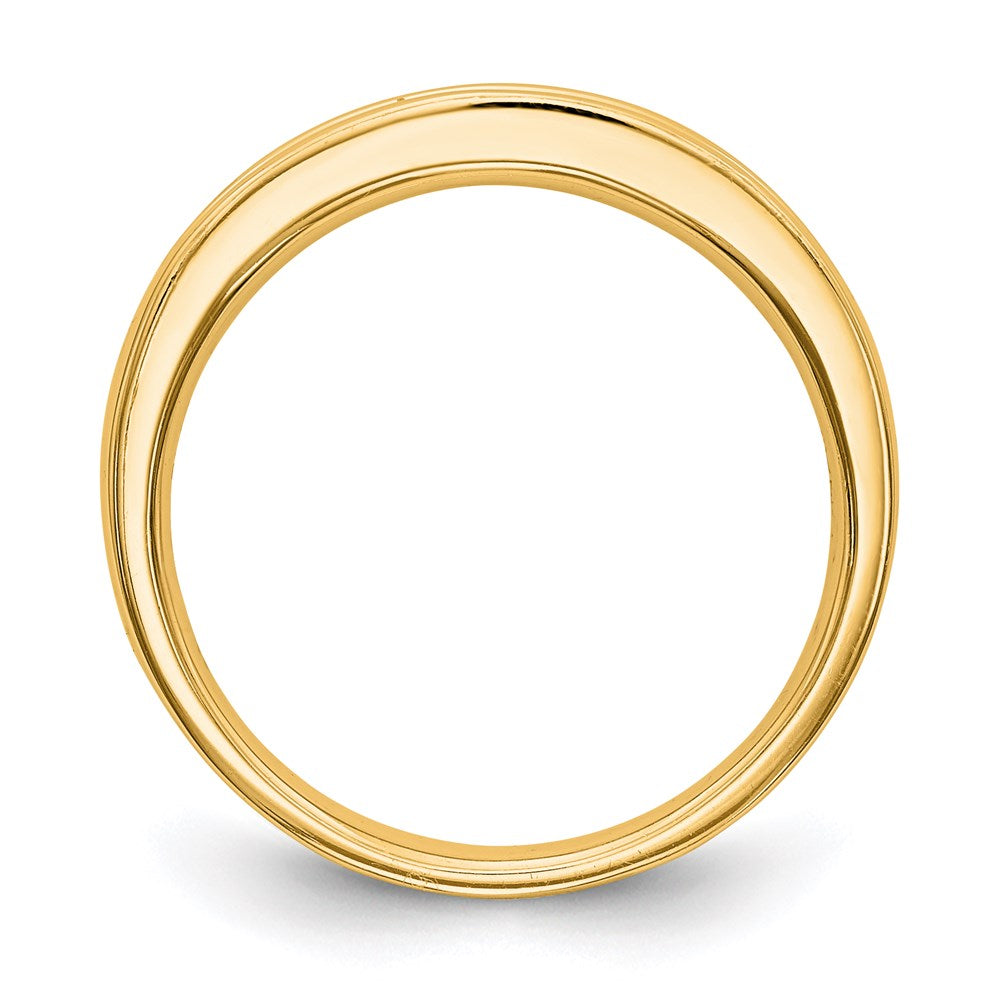 14k yellow gold real diamond wedding band rm2668b 027 yaa