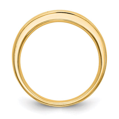 14k yellow gold real diamond wedding band rm2668b 027 yaa