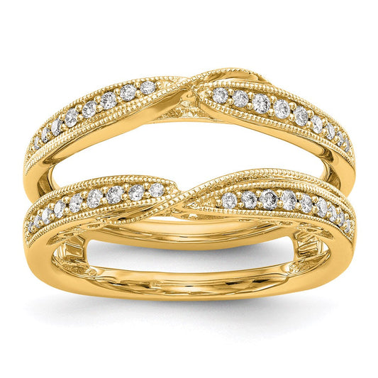 14k yellow gold real diamond guard rm3109b 025 yaa