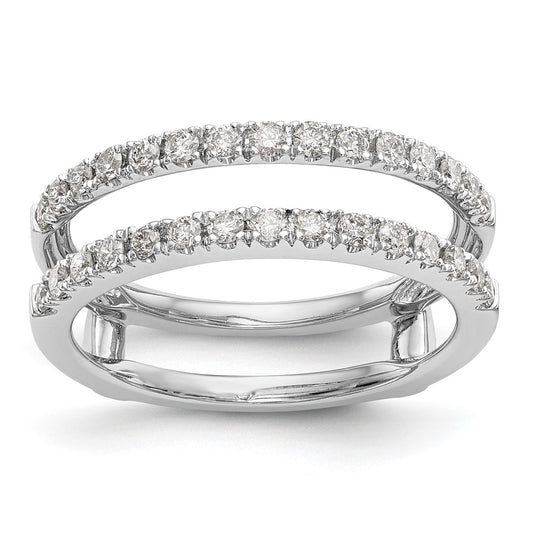 18K White Gold Real Diamond Guard