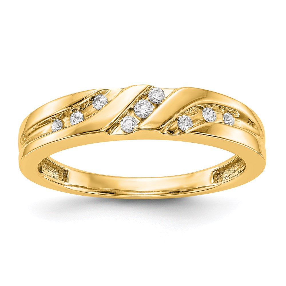 14k yellow gold complete real diamond trio mens wedding band rm3166b g 014 yaa